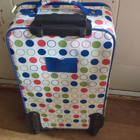 Embark Polka Dot Rolling Suitcase - Picture 3 of 6